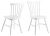 Chaise AC Design Furniture 63658 : susanne chaises de salle a manger, bois, blanc, l: 48 x l: 48, 5 x h: 86 cm
