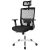 Chaise Fixkit Fixkit : chaise bureau ergonomique, chaise patron, rotation a 360 °, accoudoirs, appui, tête et hauteur reglables, fauteuil en maille et 65 ° incline, respirant, confortable et fiable, capacite maximal de 150 kg